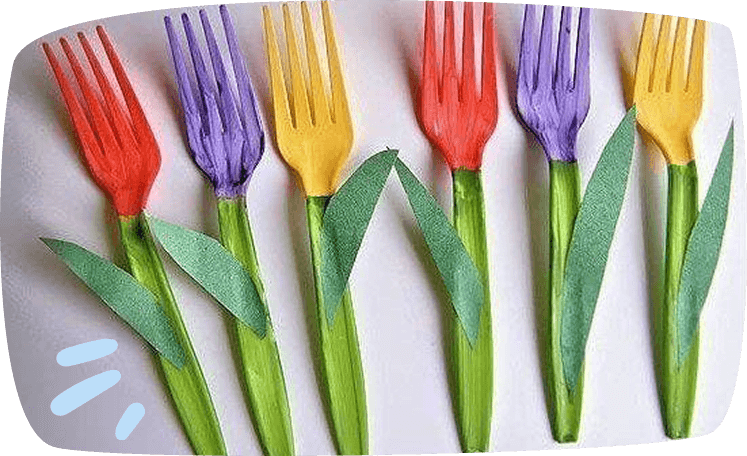 Blomster med tregjør